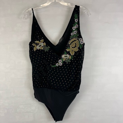 Body zara nero ricamato - zara,