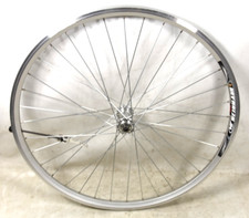 Ruota bici 26" anteriore sgancio rapido Shimano Deore LX mozzo cerchio freno nero