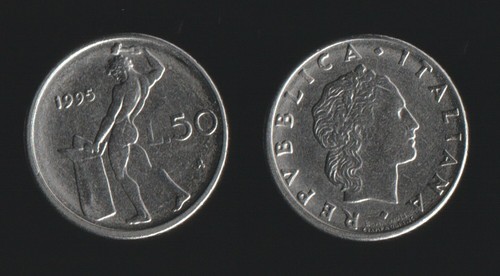 Lire 1995 vulcano italia - 50,