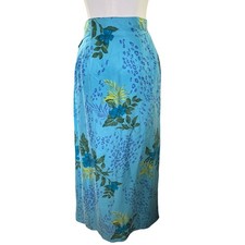 Tessuto 100% seta blu