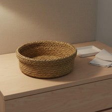 Cesto in Paglia Intrecciata