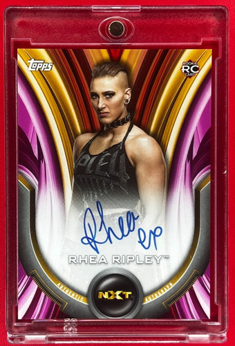 Rhea ripley rookie auto - rhea,