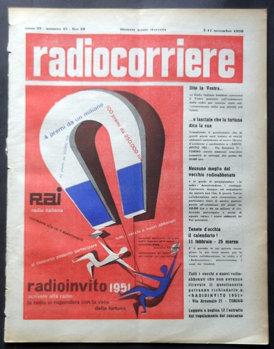 Radiocorriere 1950 giuseppe - radiocorriere, 1950#45