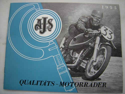 Brochure ajs350 500 1955 - brochure,