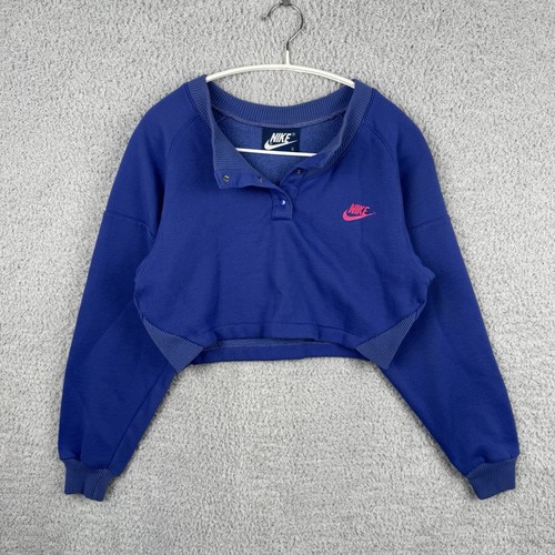 Felpa donna crop - , nike