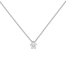 Collana Solitario Con Pendente