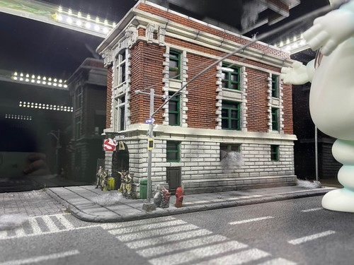 Diorama caserma ghostbusters - caserma,