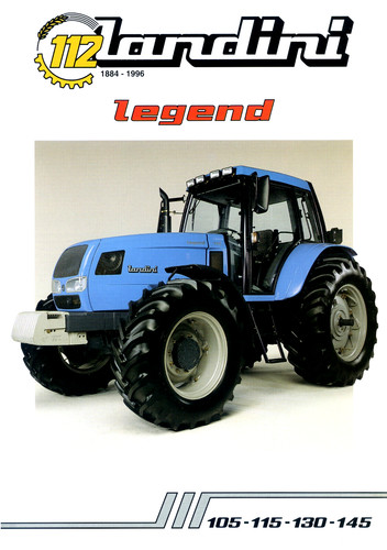 Landini legend 105 - 105, 115