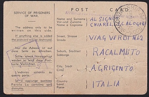 Australia 1944 cartolina pow - 1944,