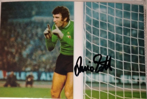 Autografo dino zoff - zoff, fc