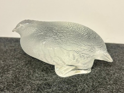 Lalique france crystal perdrix - lalique,