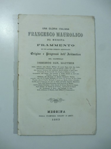 Francesco maurolico - maurolico, da