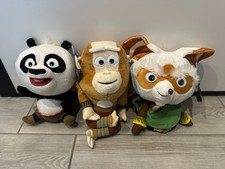 Set 3 peluches KUNG FU PANDA -