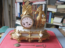 ++"537.9"ANCIENNE PENDULE