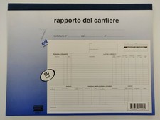 Blocco RAPPORTO DI CANTIERE 50