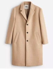 CAPPOTTO ZARA UOMO NUOVO MISTO