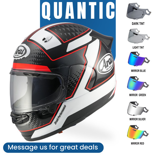 Casco moto integrale - , rosso