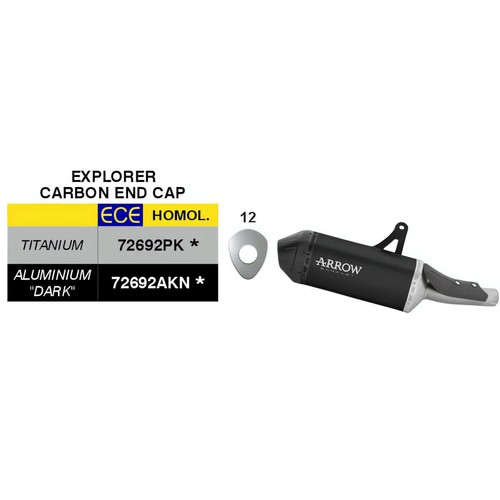 Marmitta slip arrow - marmitta, slip-on