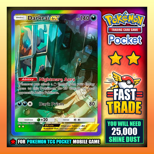 Pokemon tcg pocket darkrai - pokemon,