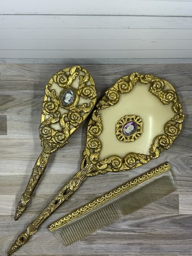 Antico comò vanità - , oro