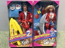 2 bambole Baywatch Ken vintage
