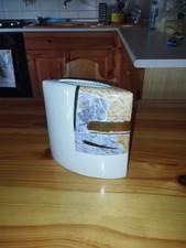Vaso in ceramica con lamina
