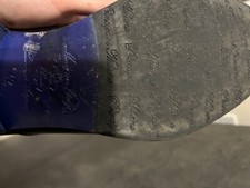 scarpe eleganti blu lucide