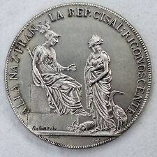 Milano Repubblica Cisalpina bellissima riproduzione punzonata argento 925 scudo 