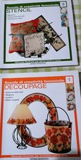 Libri - "Scuola di creatività femminile  N. 1" Decoupage", N. 3 "Stencil".