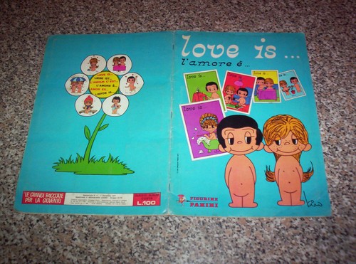 Album love panini 1977 - album,