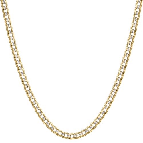 Collana catena placcata oro