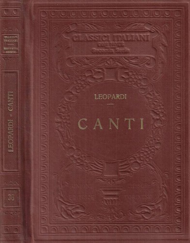 Canti giacomo leopardi - canti,