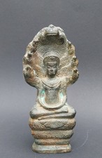 Antica statua bronzo buddha - antica, in