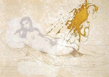 Omar galliani serigrafia a - |,