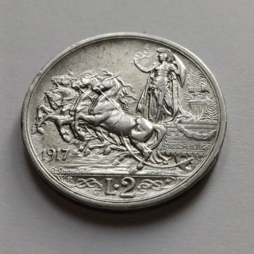 Silver moneta lire - silver,