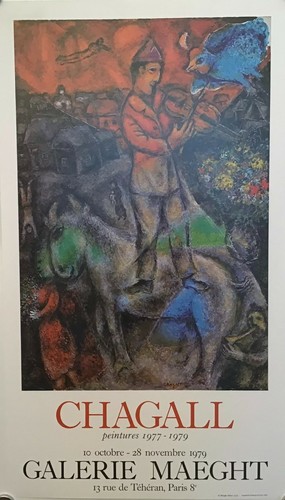 Poster originale chagall - poster, 1979