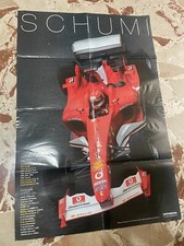 Ferrari F2003 Double Poster SCHUMACHER SCHUMI VALENTINO VALE ROSSI Honda Rc211v
