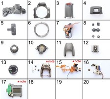 Nikon D3000 ricambi part