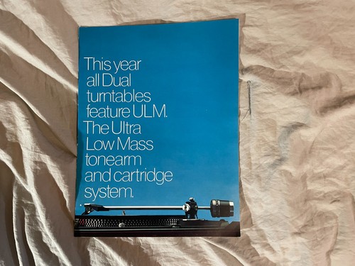 Doppia brochure giradischi