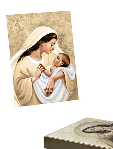 Quadro madonna con bambino - madonna,