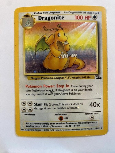 Dragonite unlimited holo - dragonite,