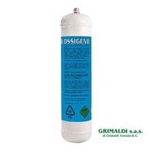 CARTUCCIA BOMBOLA OSSIGENO 110 BAR 1 LITRO SALDATURA PER TURBO SET 30 90 110 200