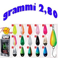 esche artificiali canna trout area spinning cucchiaini ondulanti lago gr.2,8 