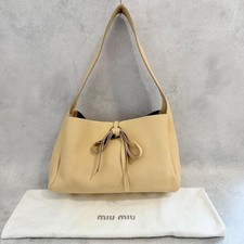 MIU MIU Ivory Leather One