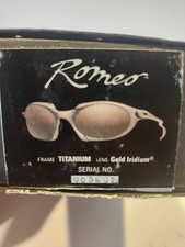 Oakley Romeo 1 lente titanio/oro iridio ECCELLENTE con scatola!!