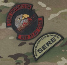 USAF RED FLAG ESERCIZIO SERE RETURN con HONOR TRAINING ISTRUCTOR vêlkrö 2-PATCH