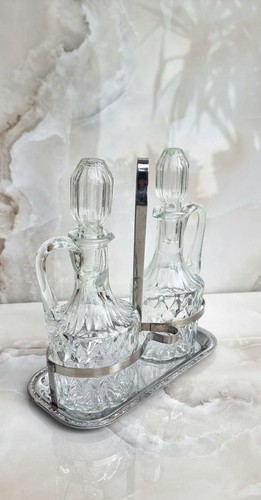 Set vintage olio aceto da - olio,