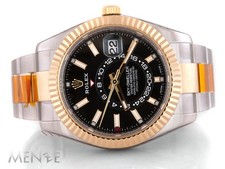 Rolex Sky-Dweller 326933 Bicolore Oro/Acciaio Oyster Black Service 2025 (14626)