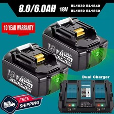 2x 6Ah per batteria Makita 18V