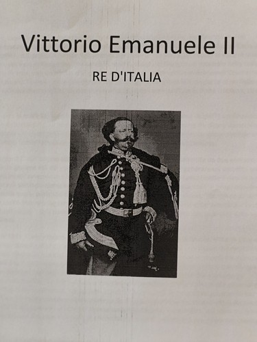 Autografo vittorio emanuele - autografo,
